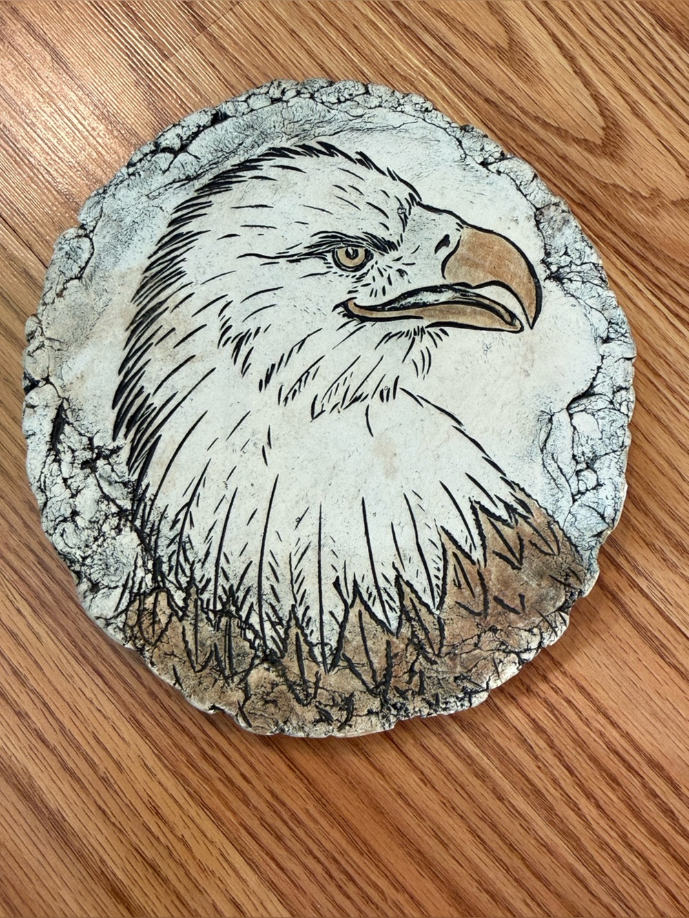 Bald Eagle “Shapes of Clay “Volcanic Ash from Mt Saint Helens